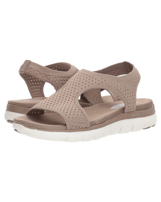 skechers women's flex appeal 2.0-deja vu sport sandal