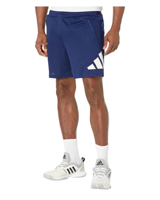 adidas Training Essentials Logo Training 7 Shorts in Blue for Men | Lyst