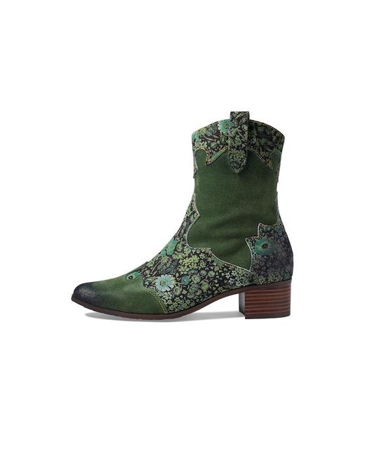 Spring Step Green Lady Luck ( Multi Suede) Shoes