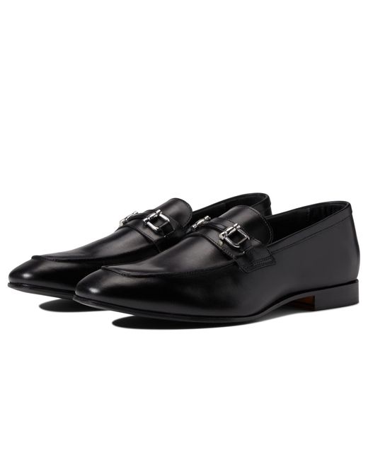 Massimo Matteo Leather Tuscany Bit Loafer in Black for Men | Lyst