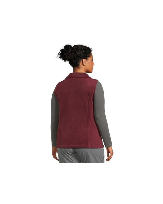 Columbia Red Plus Size Benton Springstm Vest Jacket 1, Fleece/Polyester