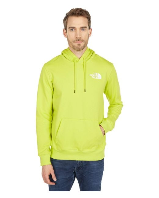 yellow north face sweatshirt