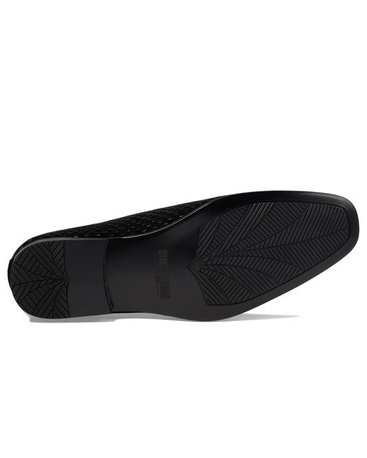 Stacy Adams Black Shapshaw Velour Slip-on Loafer for men