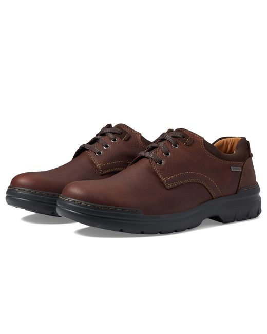 Chaussures Clarks Homme Rockie2 Logtx - Tissu Oxford, Confort Contoured Comfort Et Cushion Plus - Marque Traditionnelle Depuis 1825
