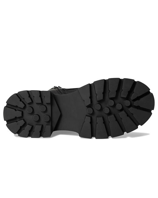 Steve Madden Black Rascal Boots, Leather/Rubber
