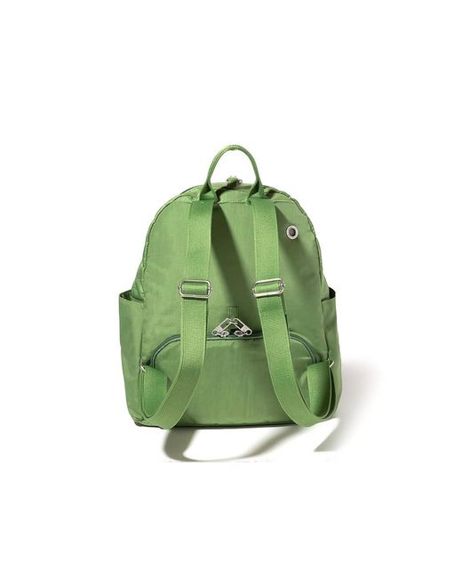 Baggallini Green Securtextm Anti-Theft Vacation Backpack Backpack Bags, Nylon/Polyester/Synthetic