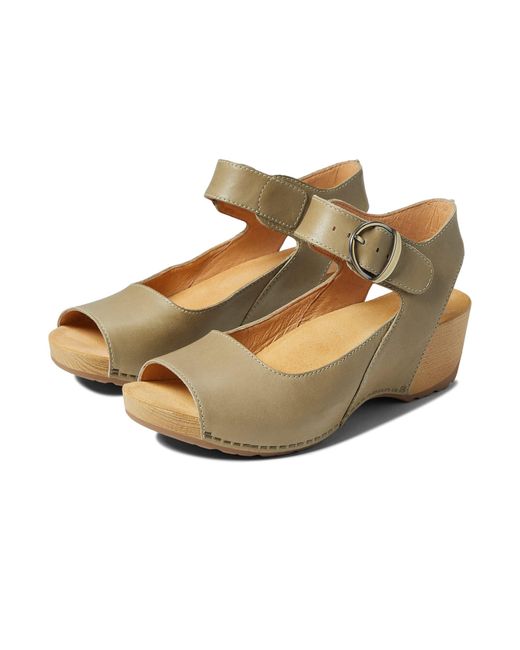 Dansko Tiana Blush Burn Nubuck | Womens Dansko Sandals Â· Dr Alex Boyd