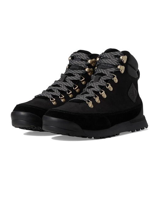 The North Face Black Back-To-Berkeley Iv Leather Wp Shoes Tnf/Tnf 5 B