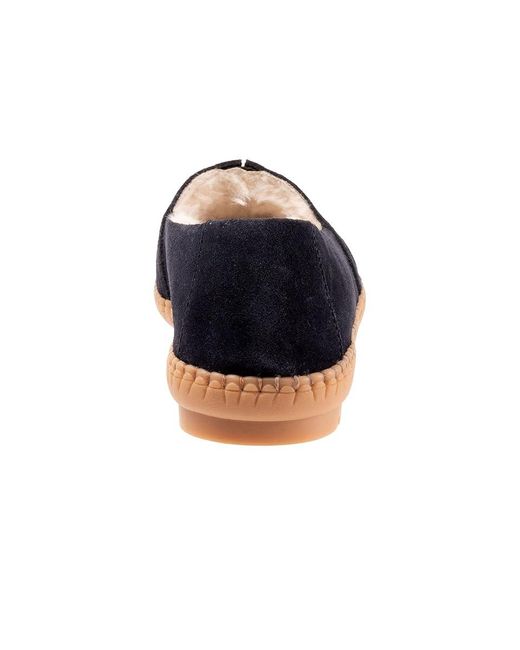 Trotters Blue Ruby Plush Slippers 5.5 M (B)
