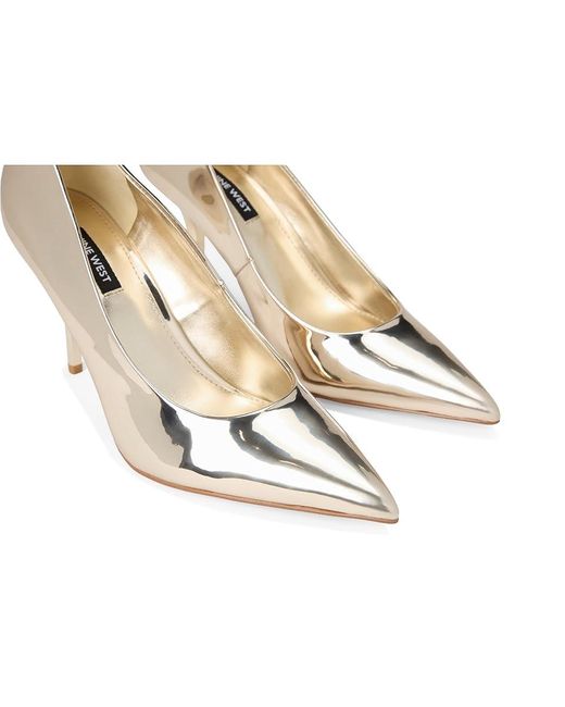 Nine West White Princesa Shoes, Synthetic
