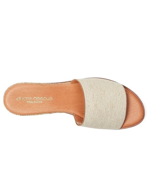 Andre Assous White Nessie Sandals, Textile