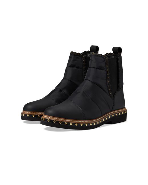 Free People Atlas Puffer Chelsea Boot in Black | Lyst