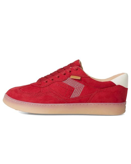 Dr. Scholls Red Right On Lace-Up Shoes Shoes, Faux Leather