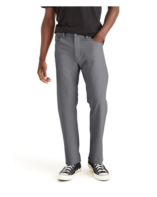 Dockers Denim Straight Fit Smart 360 Knit Comfort Knit Jean Cut Pants