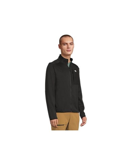 The North Face Black Tnf Performance Fleece Full Zip Jacket Jacket, Elastane/Polyester for men