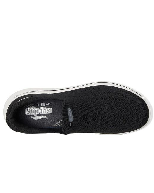 Skechers Black Go Walk Arch Fit N-Joy Arianne Hands Free Slip-Ins Walking Shoes 9.5 B