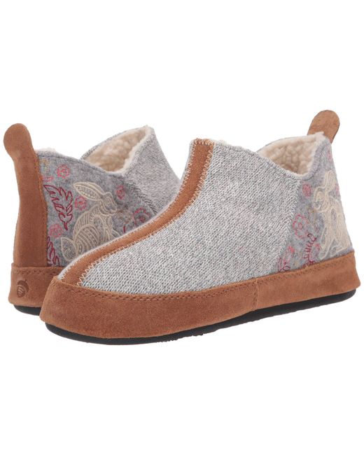 acorn women's forest bootie slipper