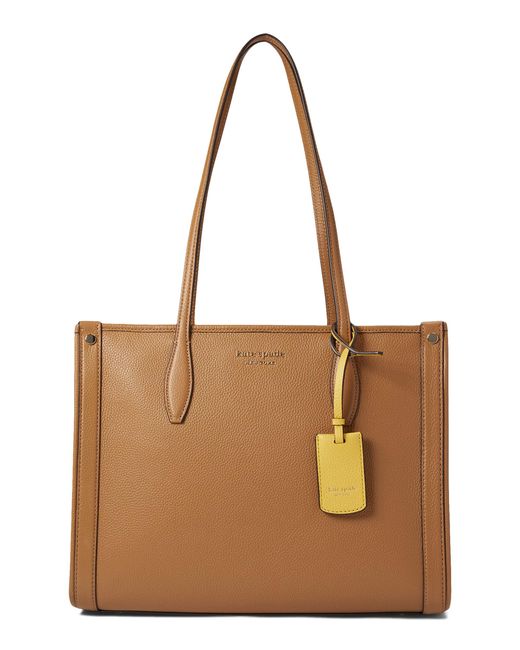 Kate Spade Market Pebbled Leather Medium Tote in Blue Lyst