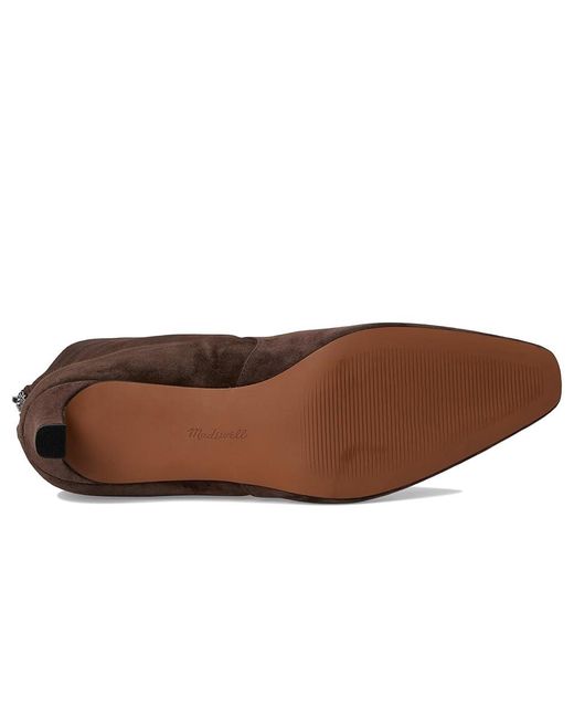 Madewell Brown Dimes Kitten Heel Boot