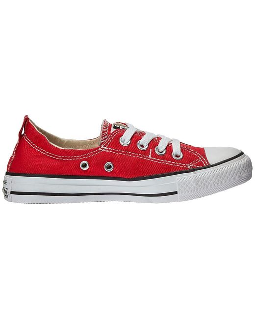 Converse Red Chuck Taylor All Star Shoreline Slip-On Sneaker Slip On Shoes 8.5 B