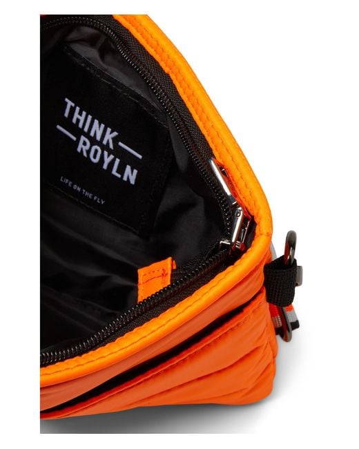 Think Royln Orange Bum Bag Crossbody