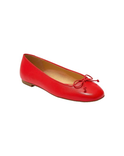 Jack Rogers Kenlyn Ballet Nappa in Red Lyst