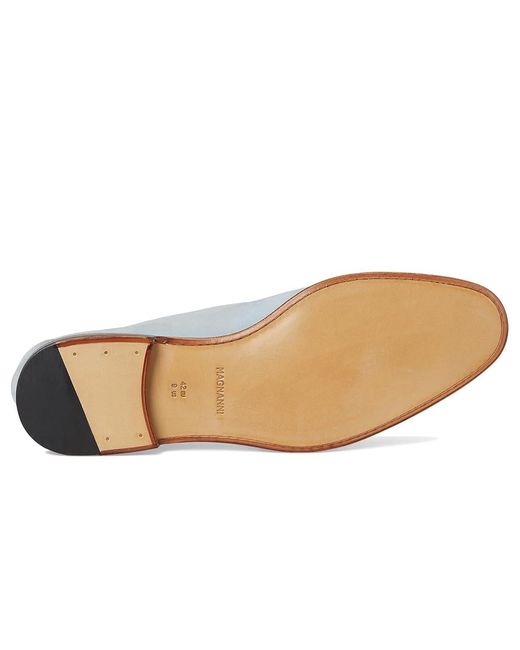Magnanni Shoes Blue Simmon Slip On Shoes for men