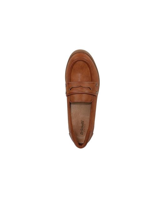 Dr. Scholls Brown Hello Loafer (Honey) Flat Shoes