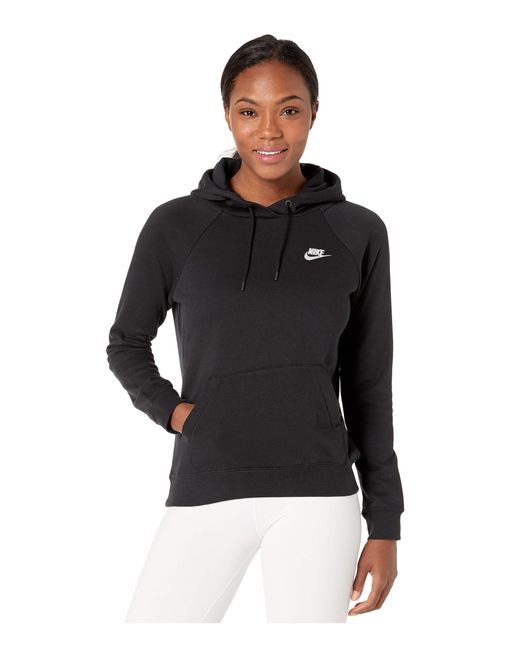 Nike Black Nsw Essential Hoodie Pullover Fleece