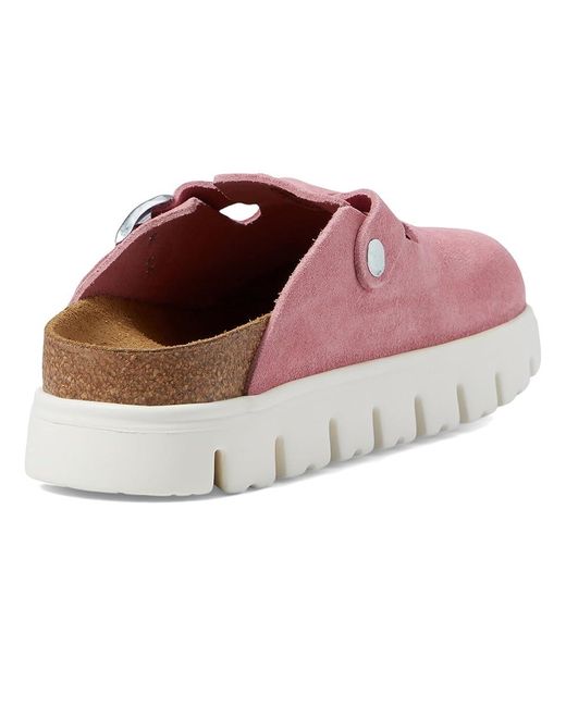 Birkenstock Pink Papillio By Boston Chunky Platform Clog (Candy) Clog Shoes