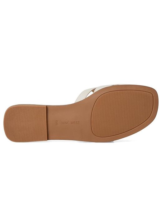 Nine West Natural Germani Dress Sandals, Leather
