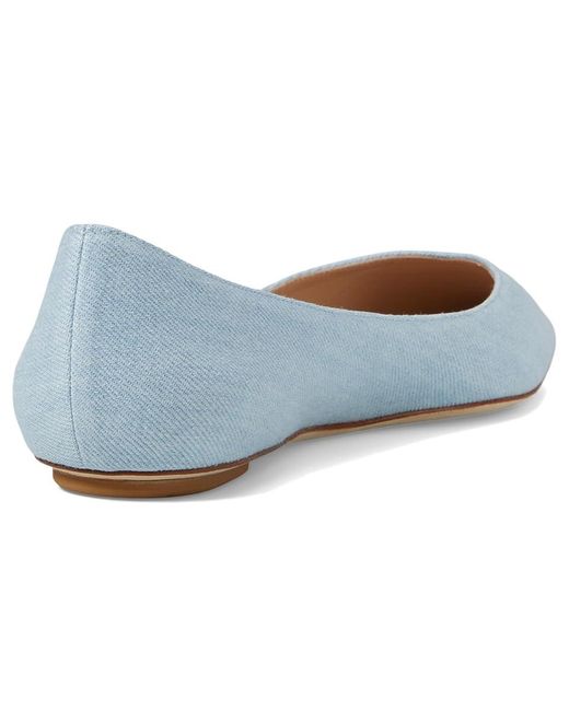 Stuart Weitzman Blue Emilia Flat (Light) Flat Shoes