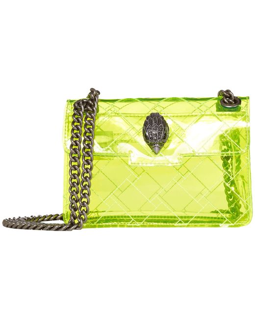 Kurt Geiger Yellow Transparent Mini Kensington Handbags