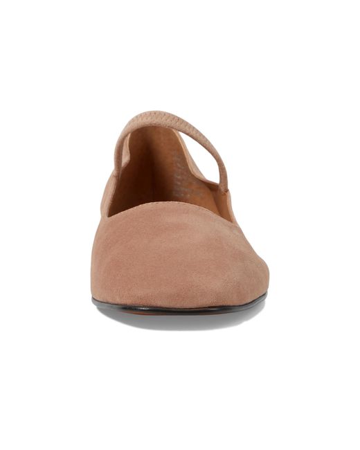 Madewell Brown The Greta Ballet Flat In Suede
