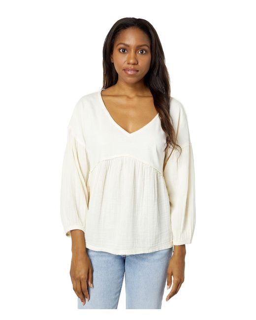 Lucky Brand Cotton Long Sleeve Woven 