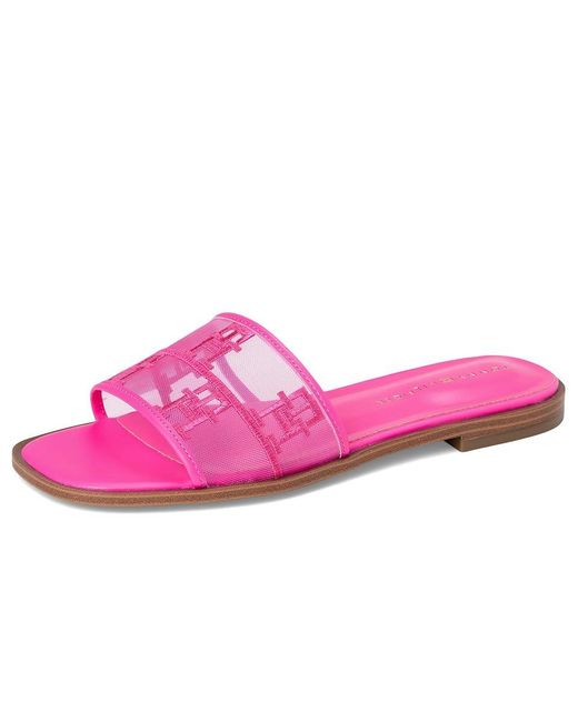 Tommy Hilfiger Pink Tesia Sandals, Synthetic