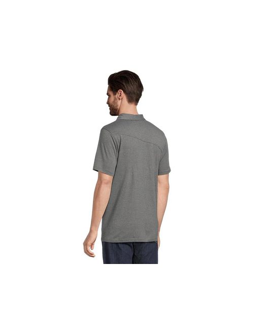 Volcom Black Wowzer Polo Short Sleeve Knit 2, Cotton/Polyester for men