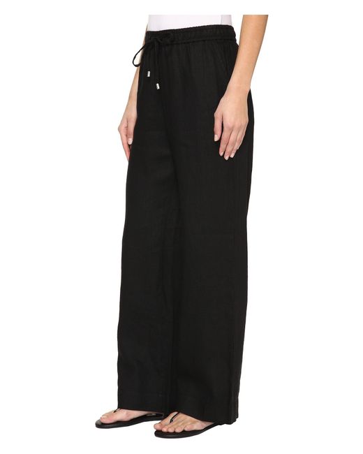 Tommy Bahama Linen Two Palms Easy Pants in Black - Lyst