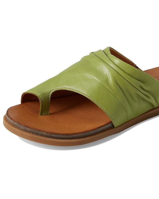 Spring Step Green Bates Sandals, Leather