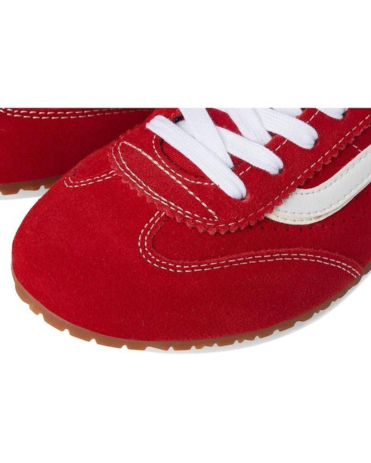 Vans Red Super Lowpro Athletic Shoes 3.5