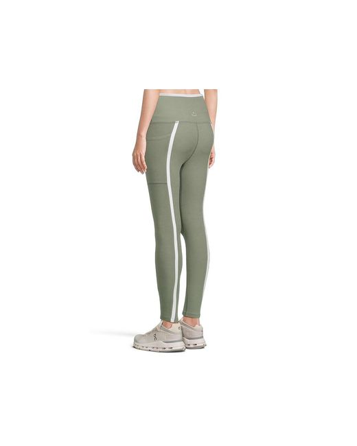 Beyond Yoga Black Spacedye New Moves High-Waisted Midi Leggings Clothing Sage/Cloud Xs (Us 2-4) Elastane/Polyester