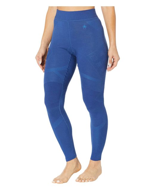 Smartwool Intraknit Thermal Merino Base Layer Bottoms in Blue Lyst