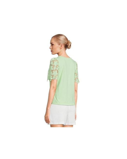 Lilly Pulitzer Green Sebene Knit Top Clothing, Cotton