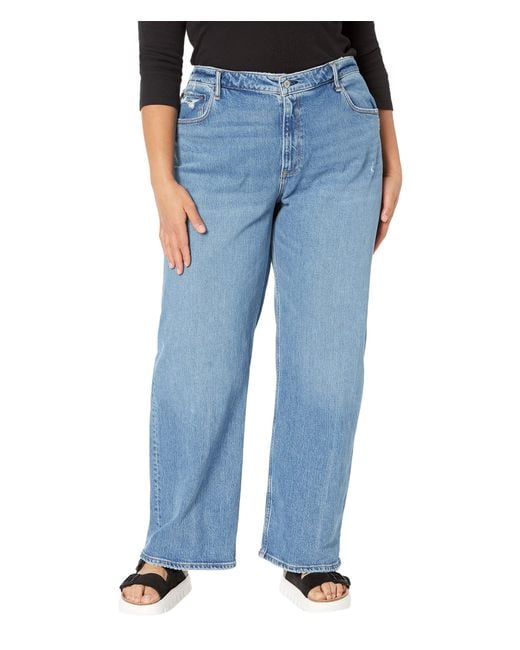 Abercrombie & Fitch Denim Curve Love High-rise 90s Relaxed Jeans in ...