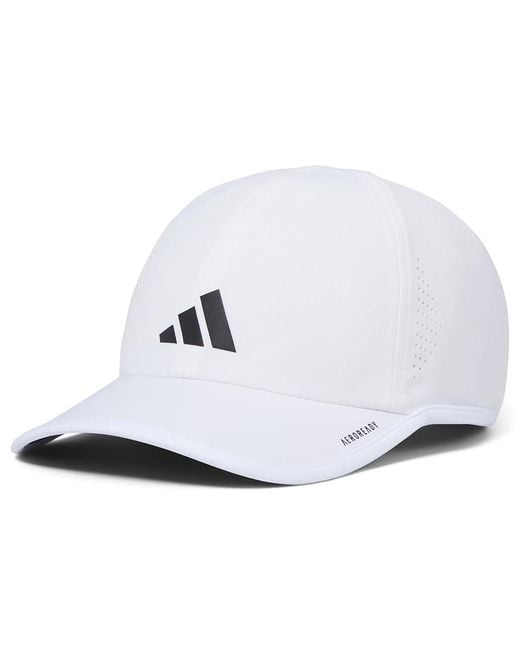 Adidas White Superlite 3.0 Relaxed Fit Adjustable Performance Hat (/) Traditional Hats for men