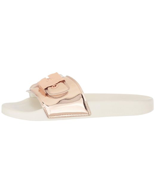 Lyst Dr Scholls Og Poolslide Original Collection Rose Gold Dr Scholls Multicolor Og Poolslide Original Collection Rose Gold Mirror Women S
