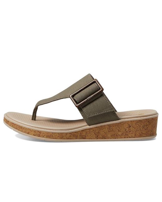 Bzees Brown Bay Wedge Sandals () Sandals