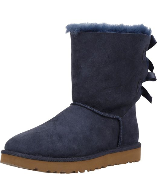 navy blue uggs with bows