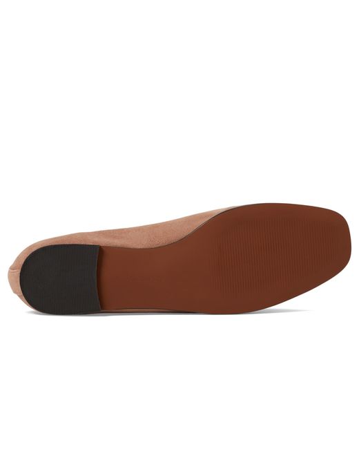 Madewell Brown The Greta Ballet Flat In Suede