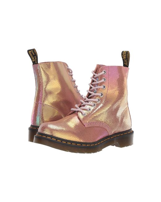 Dr. Martens Pink 1460 Pascal Iridescent